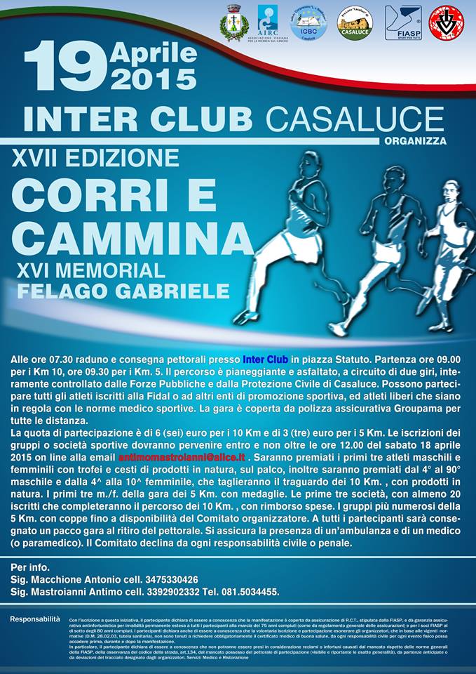 Casaluce - Corri e cammina 2015