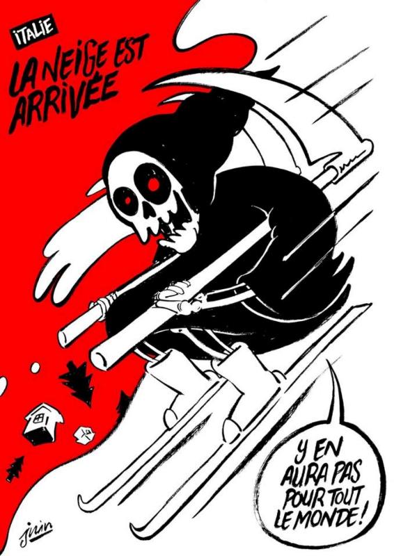 vignetta charlie hebdo terremtoo