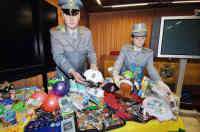 Sequestrati 8mila giocattoli contraffatti