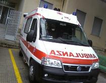 Una delle nuove ambulanze fornite al 118