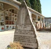 Il monumento alle vittime dell'eccidio di Civitella