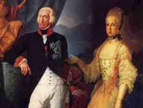 Re Ferdinando IV con Maria Carolina