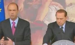 Angelino Alfano e Silvio Berlusconi