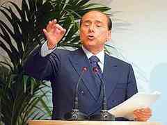 il Premier Silvio Berlusconi