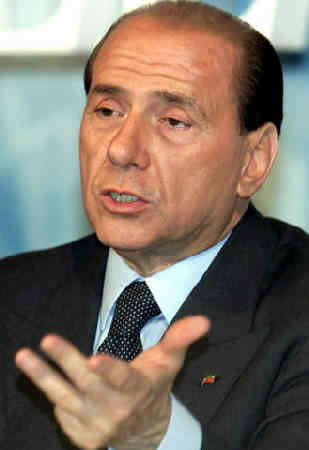 il premier Silvio Berlusconi