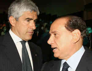 Pierferdinando Casini e Silvio Berlusconi