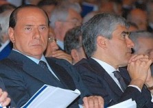 Pier Ferdinando Casini e Silvi Berlusconi