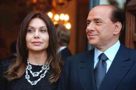Berlusconi con la moglie Veronica Lario