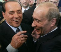 Silvio Berlusconi con Putin