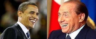 Barack Obama e Silvio Berlusconi