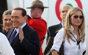 Fedrica Gagliardi con Silvio Berlusconi