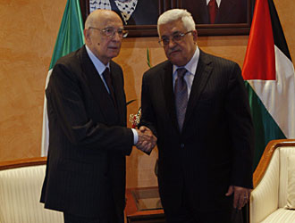 Giorgio Napolitano Abu Mazen