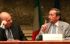 Sandro Bondi e Gianfranco Fini