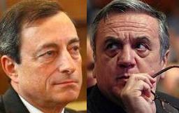 Mario Draghi e Maurizio Sacconi