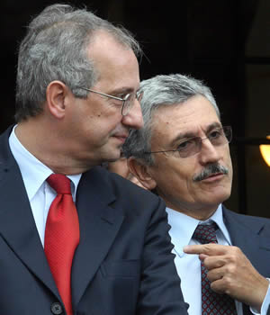 Walter Veltroni e Massimo D’Alema 