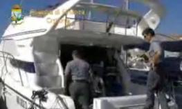 lo yacht sequestrato a Cappa