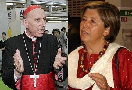 Cardinale severino Poletto e Mercedes Bresso