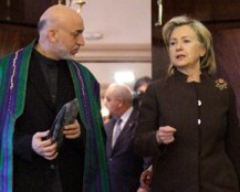 Karzai e Clinton