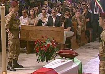 I funerali del parà Di Lisio