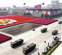 Una parata militare a Pyongyang