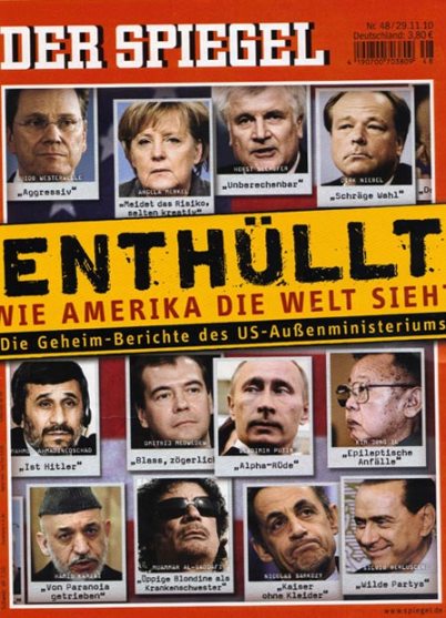 la copertina di Der Spiegel
