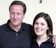 David Cameron  con Francesca Ariani