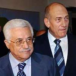 Abu Mazen ed Ehud Olmert