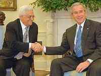 Bush con Abu Mazen
