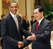 Obama e Hu Jintao