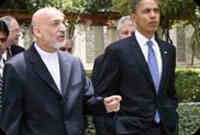 da sin. Karzai con Obama