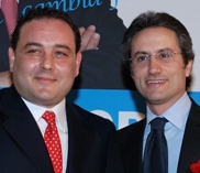 Massimo Grimaldi e Stefano Caldoro
