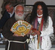 Agnese Ginocchio con Padre Costanzo
