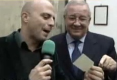 Luca Abete e il sindaco Ciaramella