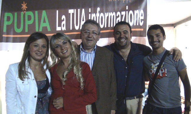 da sin. Angela Oliva, Ida Iorio, Andrea Aquilante, Antonio Taglialatela e Stefano Damiano