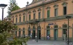 La stazione ferroviaria in Piazza Mazzini, Aversa