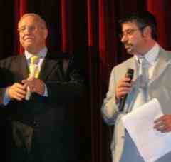 Il sindaco Ciaramella con Donato Liotto