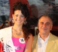 La vincitrice Gervasio con il sindaco Fattopace
