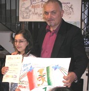 Il presidente Iavarone premia i ragazzi