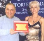 Luigi Baldascino con Carmen Russo