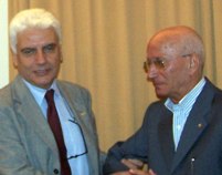 da sin. Mauro Nemesio Rossi e Don Franco Galeone