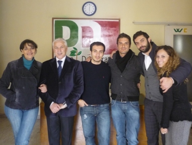 Da sin.: Maria Estella Cartoni, Gino Parisini, Ciro Turco, Carlo Schiavone, Marco Villano e Eugenia Oliva