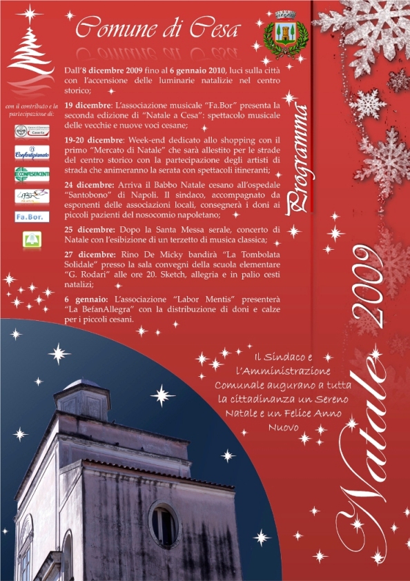 manifesto natalizio 2009