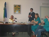 la riunione con il sindaco Tartaglione