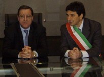 il sottosegretario Pizza e il sindaco Tartaglione