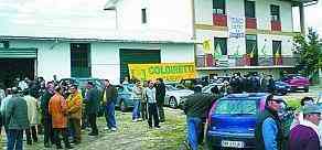 protesta contro la discarica a Pignataro