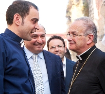 il parroco Don Salvatore e il sindaco Carbone incontrano il vescovo Spinillo