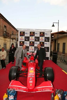 la Ferrari F2007 a San Marcellino