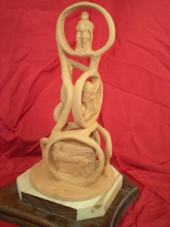  Il trofeo realizzato dall’artista Roberto Di Carlo