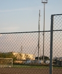 L'antenna nel campo sportivo