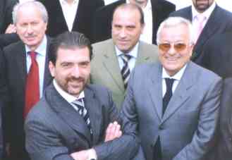 Il sindaco Di Santo con alcuni esponenti della maggioranza